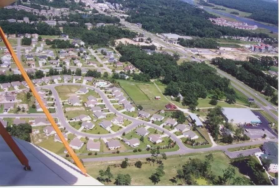 Aerial View of Wrens Crossing Subdivision